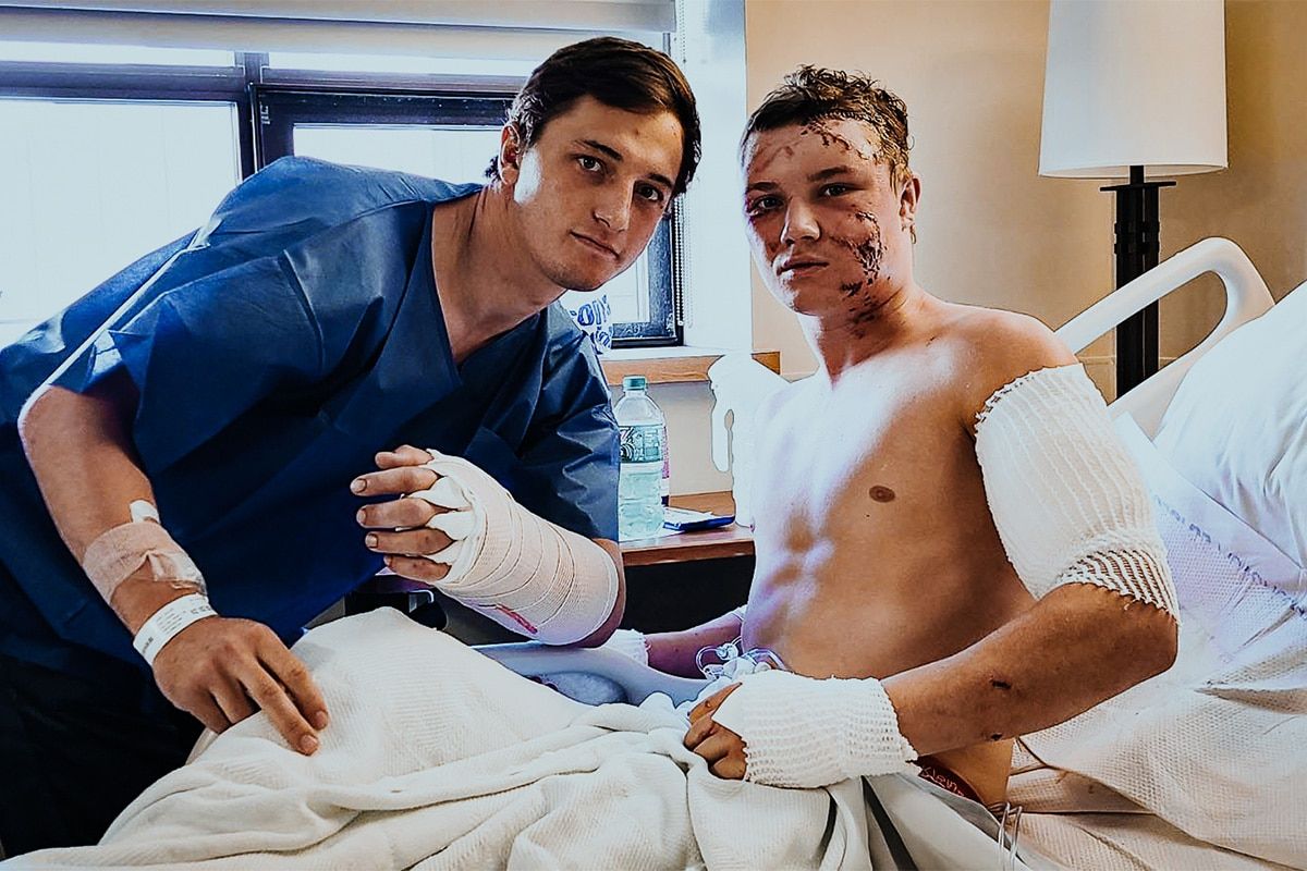 Brave College Wrestler's Heroic Act Saves Friend from Grizzly Bear Attack
