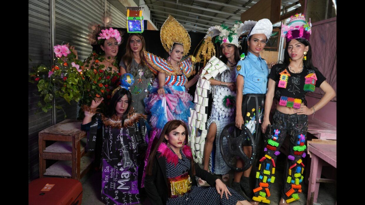 Indonesian Transgender Models Use Fashion to Address Pollution
