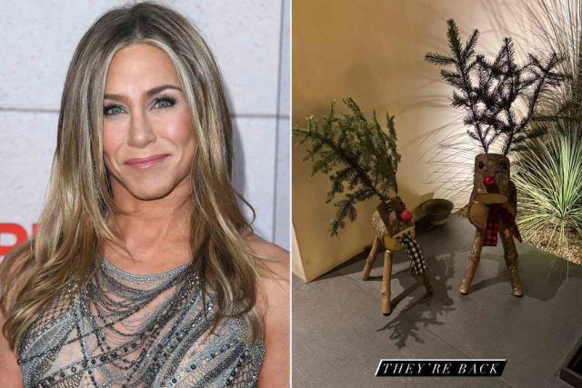 Jennifer Aniston Shares Her Adorable Reindeer Christmas Decorations: They're Back!
